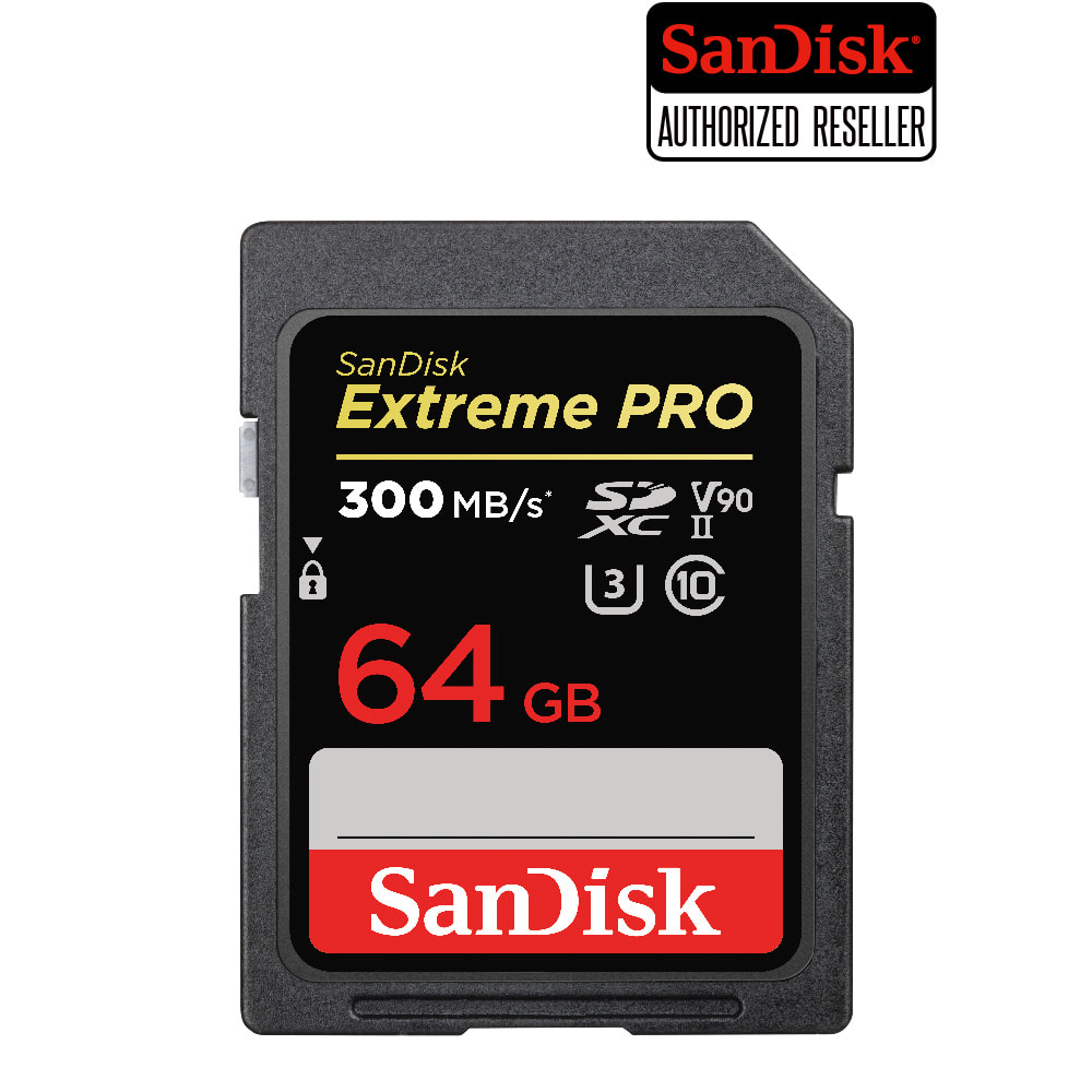 샌디스크 Extreme PRO SD Card (V90, 300MB/s) 64GB