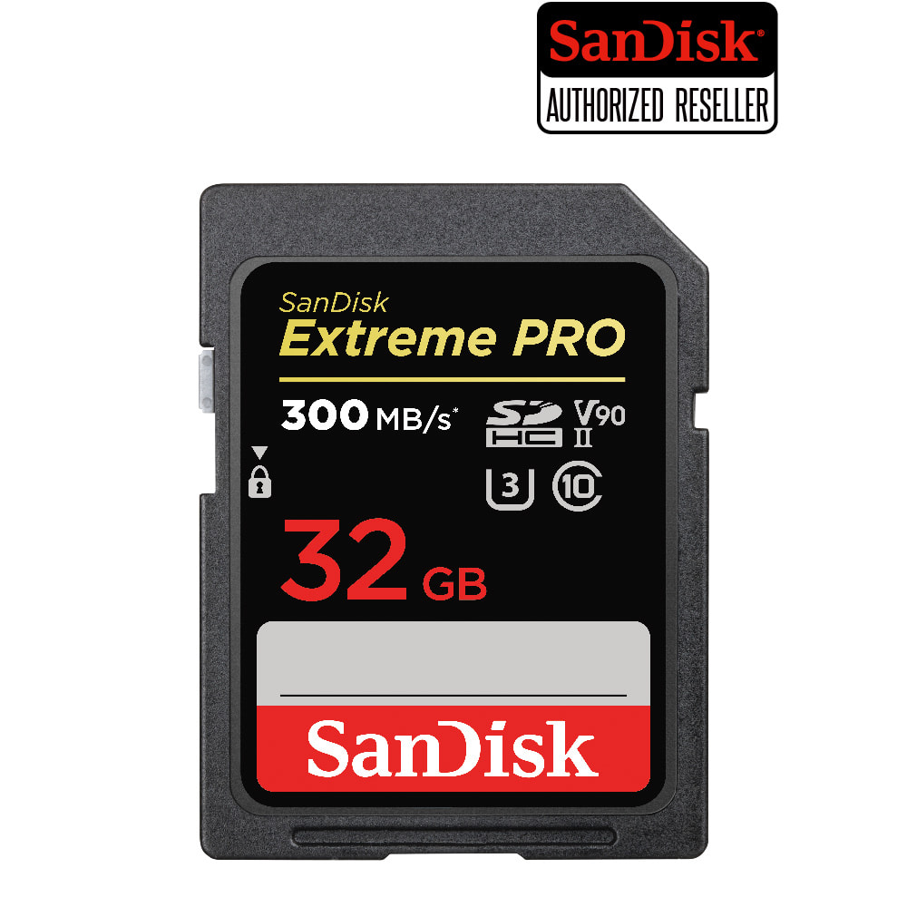 샌디스크 Extreme PRO SD Card (V90, 300MB/s) 32GB