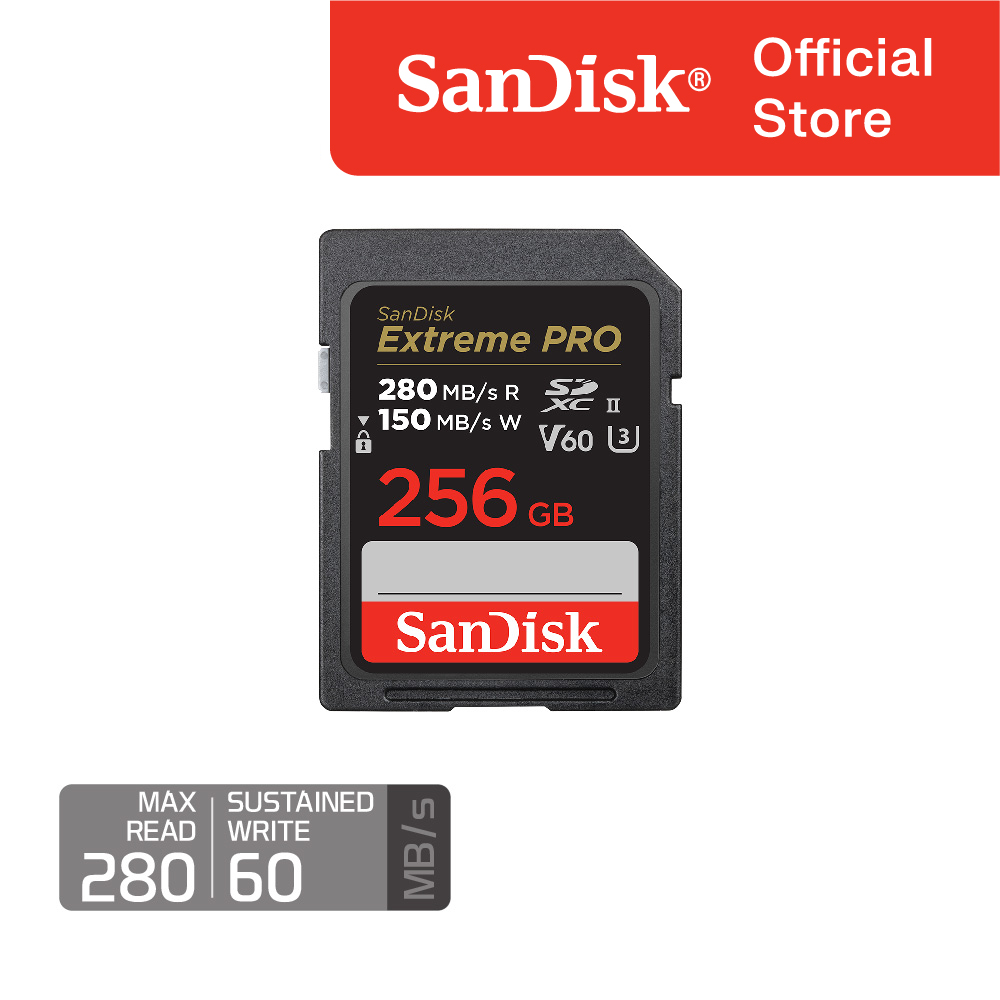 샌디스크 Extreme PRO SD Card (V60, 280MB/s) 256GB