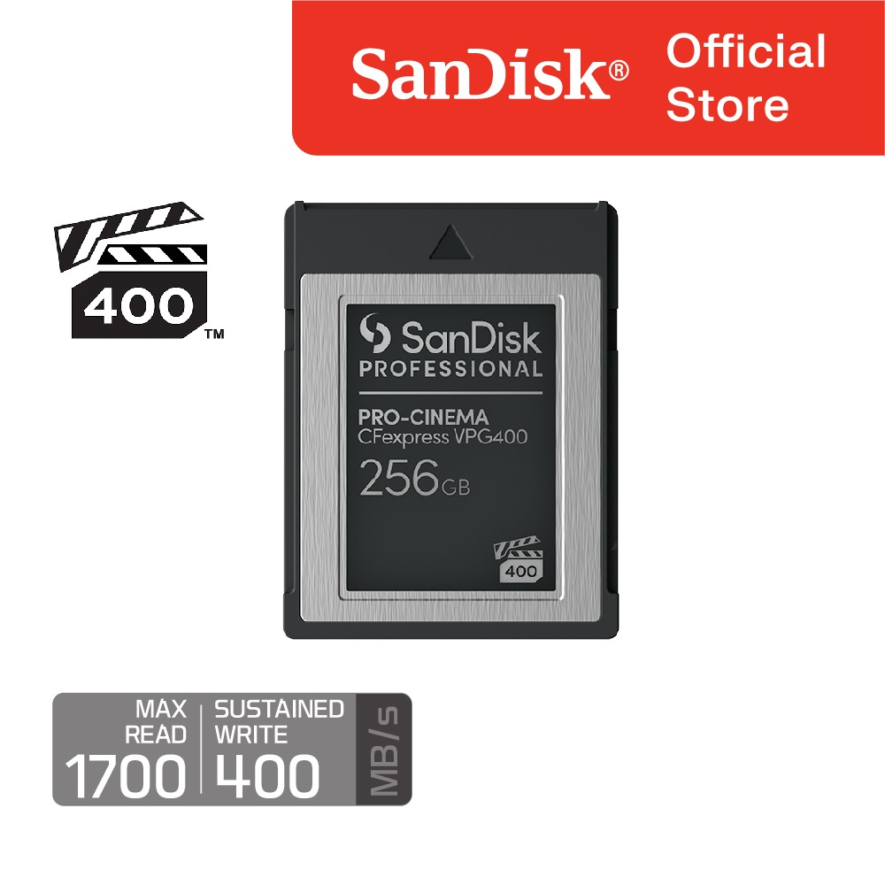 샌디스크 프로페셔널 PRO-CINEMA CFexpress Card VPG400 256GB